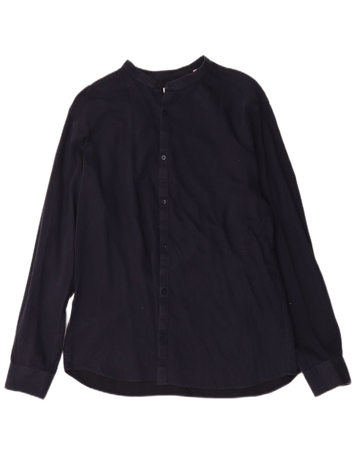 Camicia da uomo Jack & Jones XL in cotone blu navy