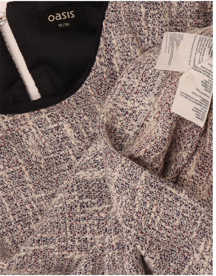 Camicetta da donna Oasis Top UK 10 piccolo cotone grigio