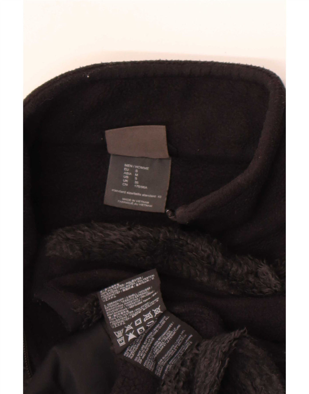 Giacca in pile da uomo Jack Wolfskin UK 38 Small Poliestere nero