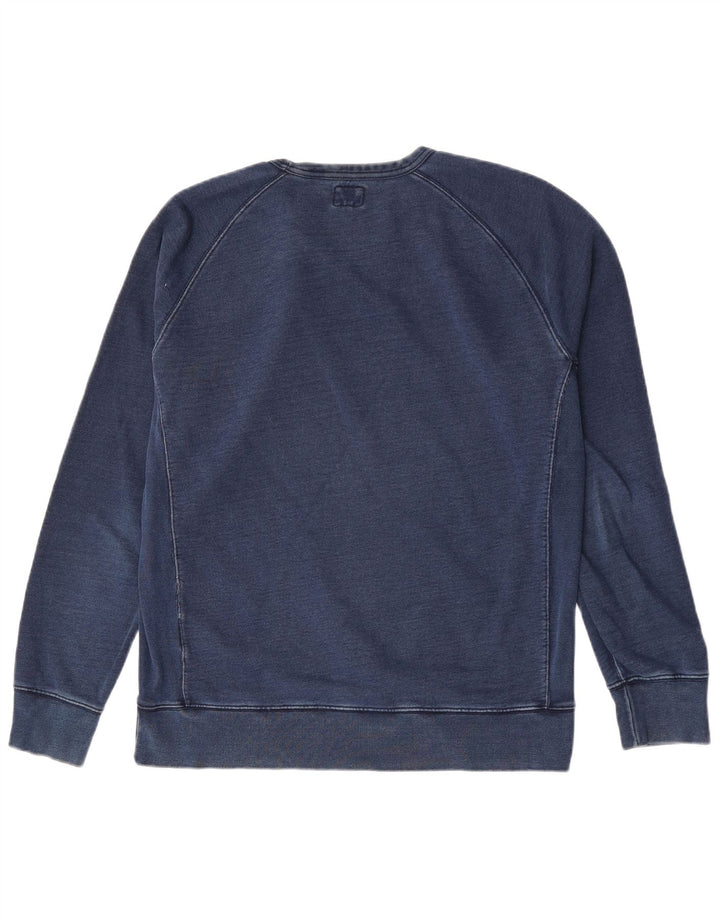 Levi's Felpa da uomo Maglione grande in cotone blu navy