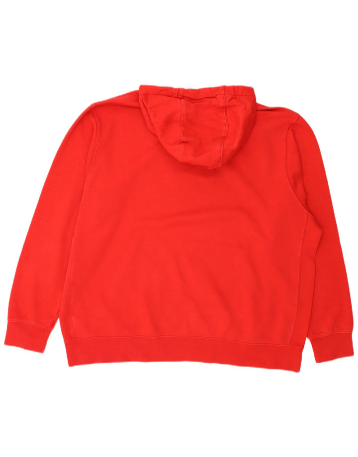 Felpa con cappuccio da uomo Nike 2XL cotone rosso