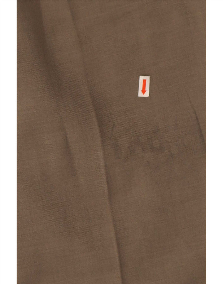Pantaloni chino con pegging da uomo Marks & Spencer W34 L29 poliestere grigio