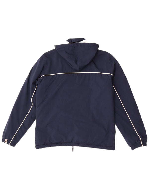 Giacca reversibile con cappuccio Nike da donna UK 10/12 Medium Navy Blue Colourblock