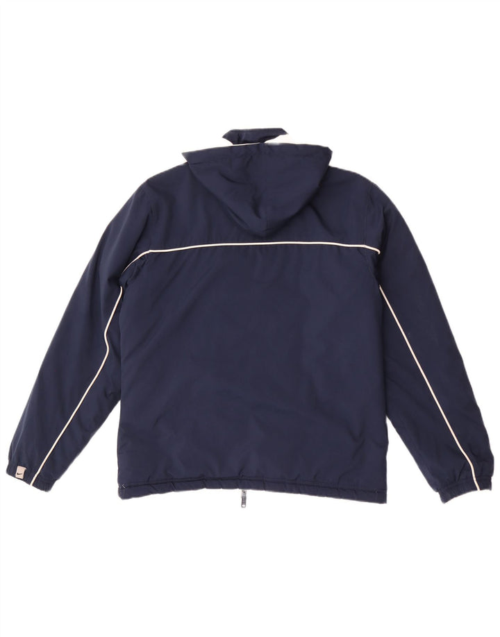 Giacca reversibile con cappuccio Nike da donna UK 10/12 Medium Navy Blue Colourblock