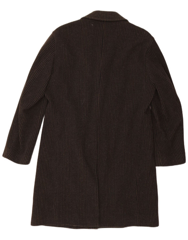 Cappotto da uomo Hugo Boss EU 50 Large grigio pied de poule in lana vergine