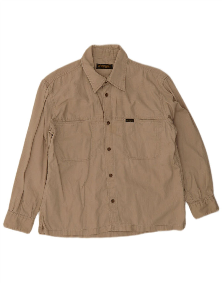 Camicia da ragazzo Wrangler 14-15 anni Gessato beige grande