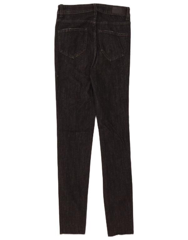 Marks & Spencer Donna The Ivy Skinny Jeans UK 8 Small W28 L30 Nero