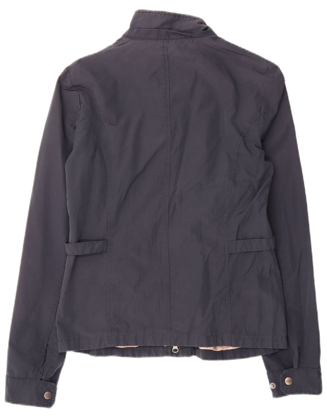 Giubbotto bomber da donna Woolrich UK 16 grande cotone blu navy