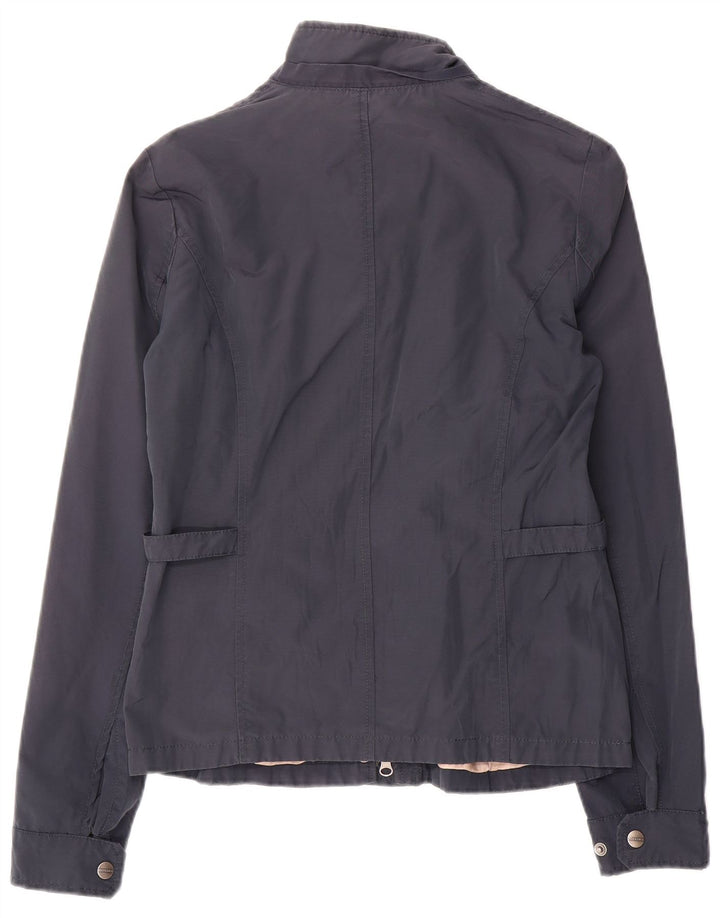 Giubbotto bomber da donna Woolrich UK 16 grande cotone blu navy