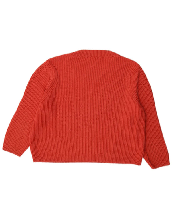 Topshop Maglione da donna con scollo a barchetta UK 12 Cotone rosa medio