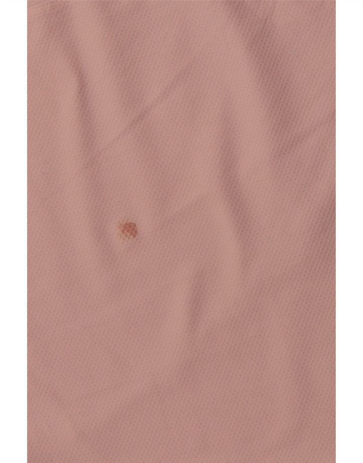 LULULEMON Top corto da donna a maniche lunghe vestibilità ampia UK 14 Rosa medio