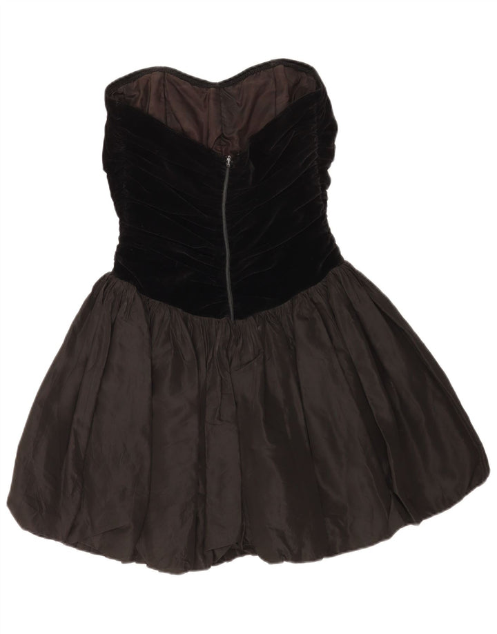 Abito senza spalline da donna Aria UK 10 Small Black Colourblock