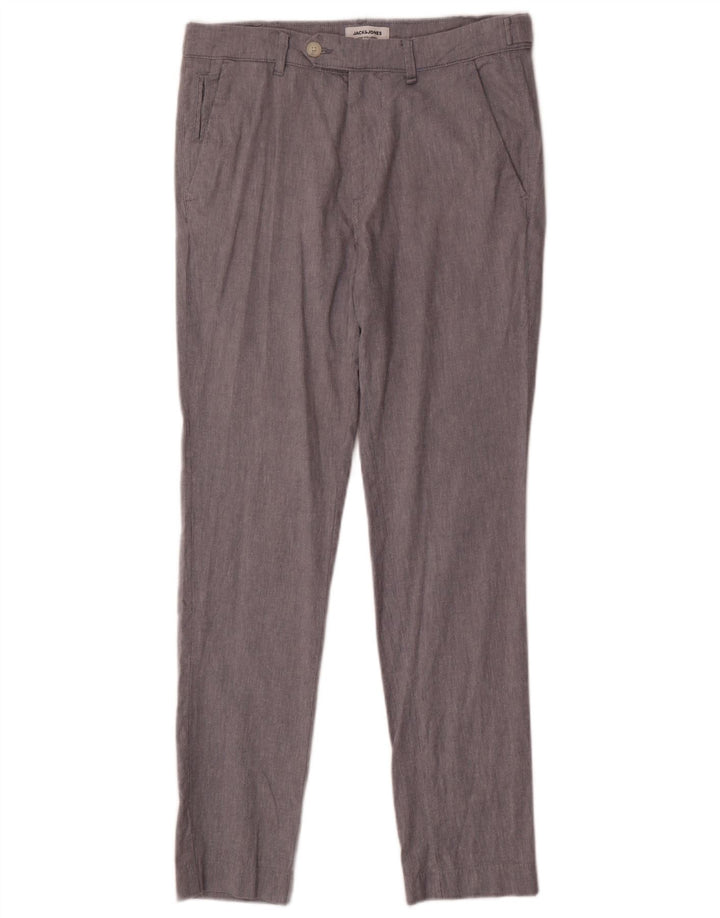 Pantaloni chino slim da uomo Jack & Jones W32 L32 Grigi