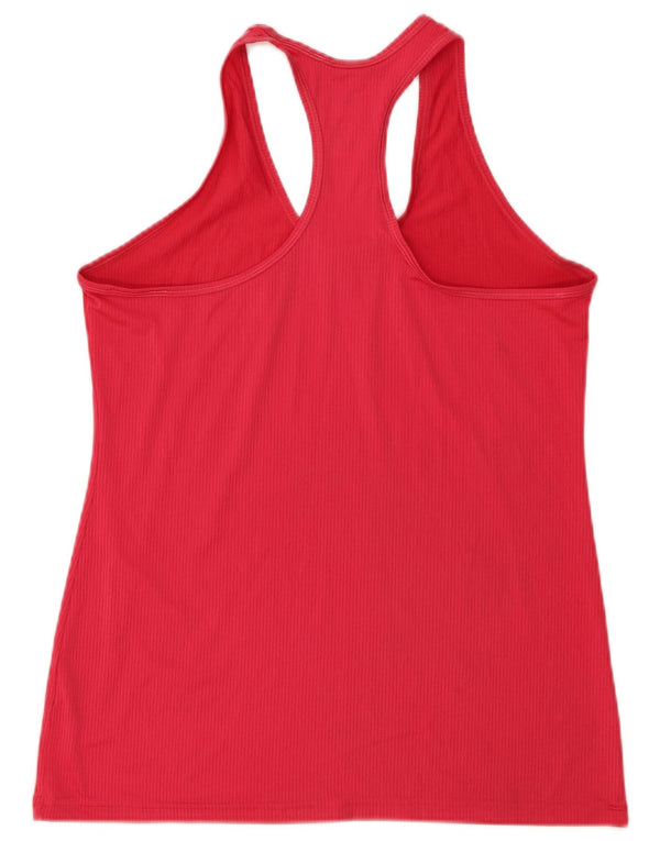 Canotta Adidas Climalite da donna UK 16/18 grande rosa
