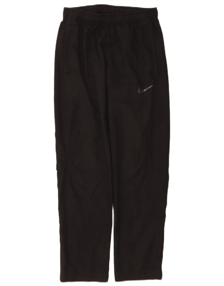Pantaloni da tuta Nike Dri Fit da donna UK 10 Small Nero Poliestere