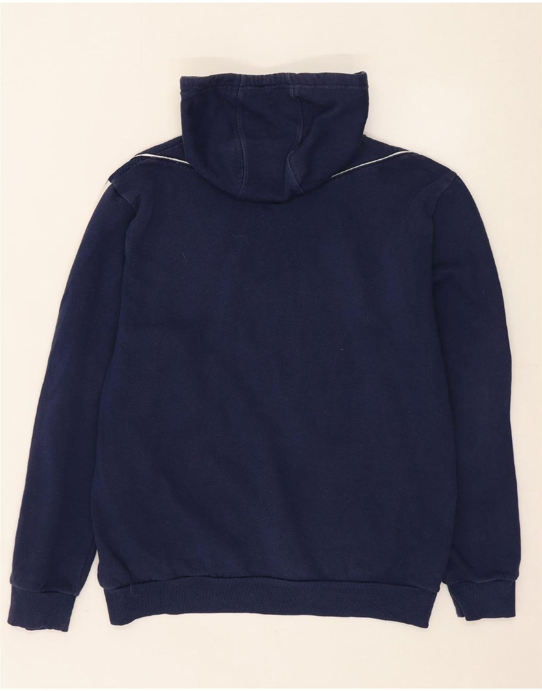 Maglione con cappuccio da uomo ADIDAS medio in cotone blu navy