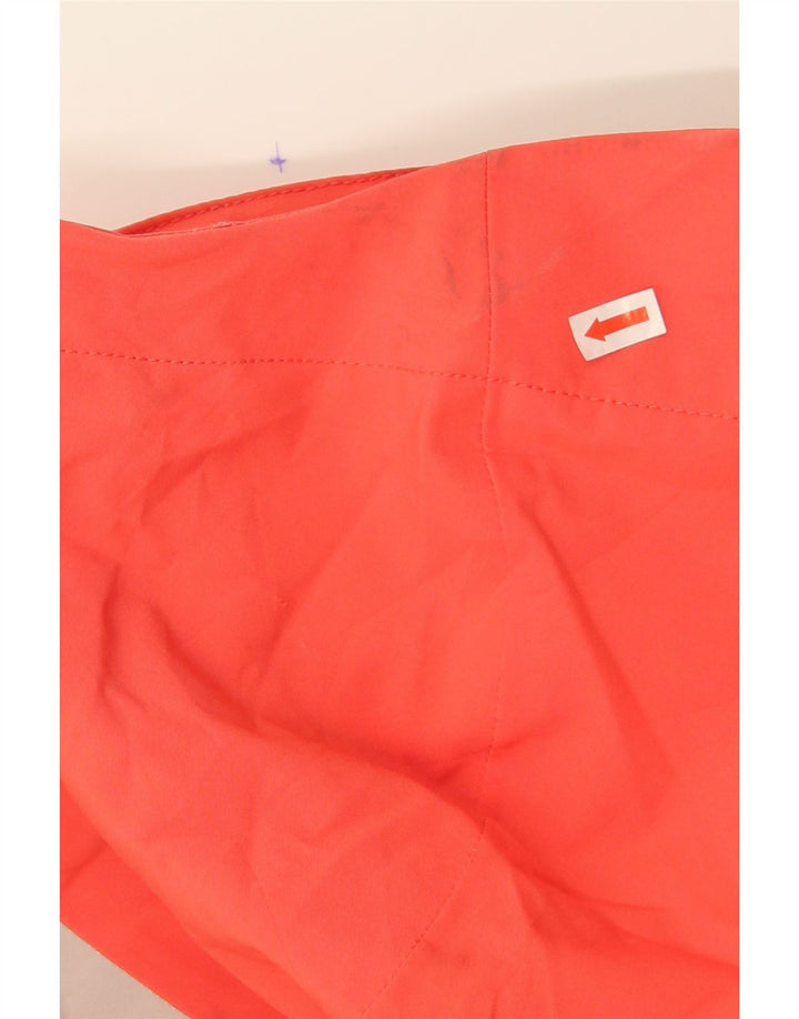 EDDIE BAUER Womens Hooded Rain Jacket UK 6 XS Pink Colourblock Polyester Vintage Eddie Bauer and Second-Hand Eddie Bauer from Messina Hembry 