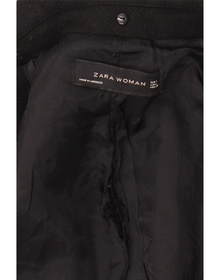Cappotto Zara da donna UK 14 grande nero