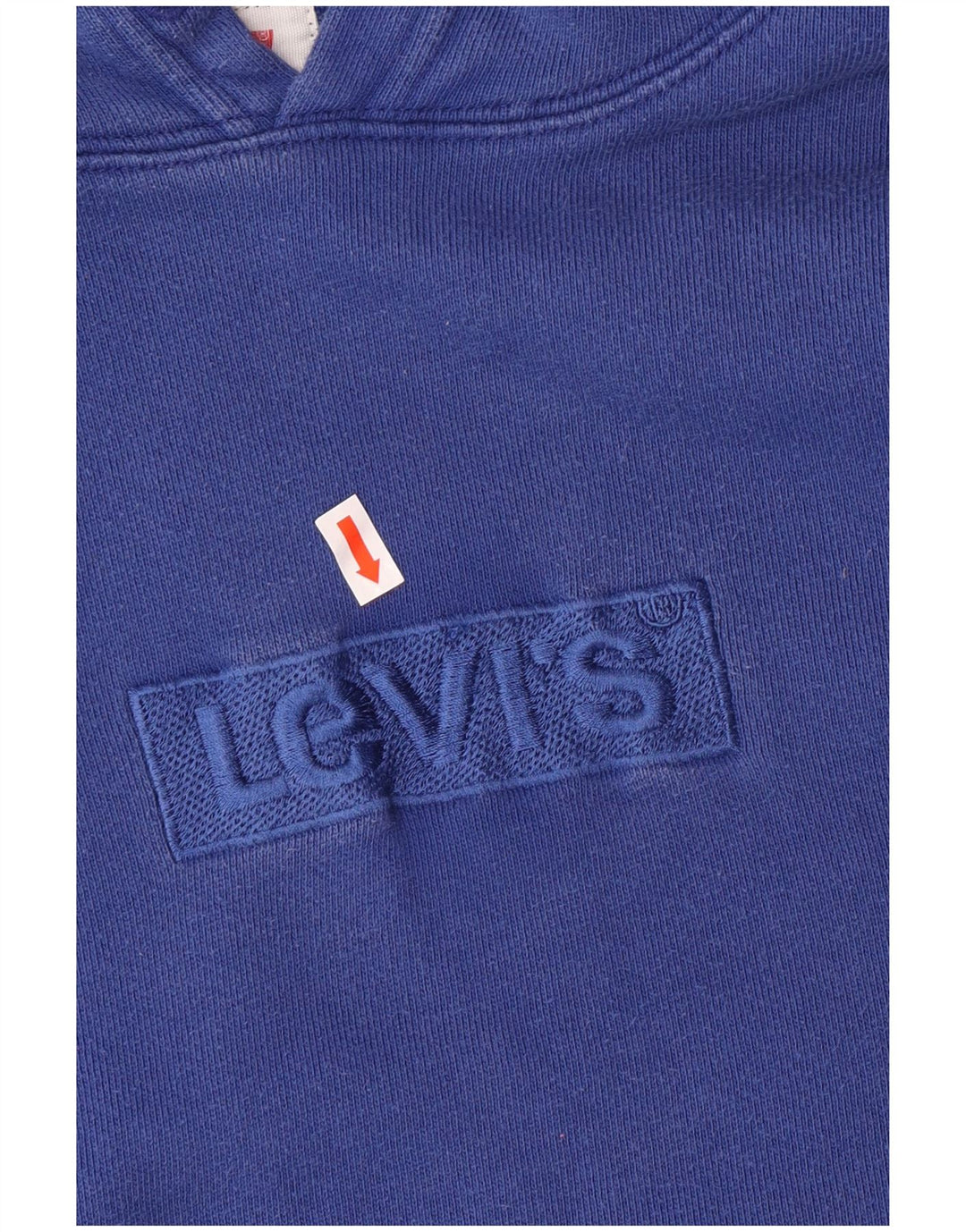 Maglione con cappuccio grafico da uomo Levi's in cotone blu medio