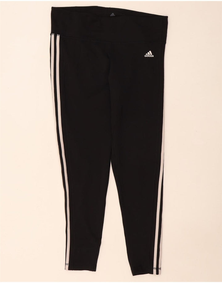 Leggings ADIDAS Climalite da donna UK 20/22 XL Poliestere nero