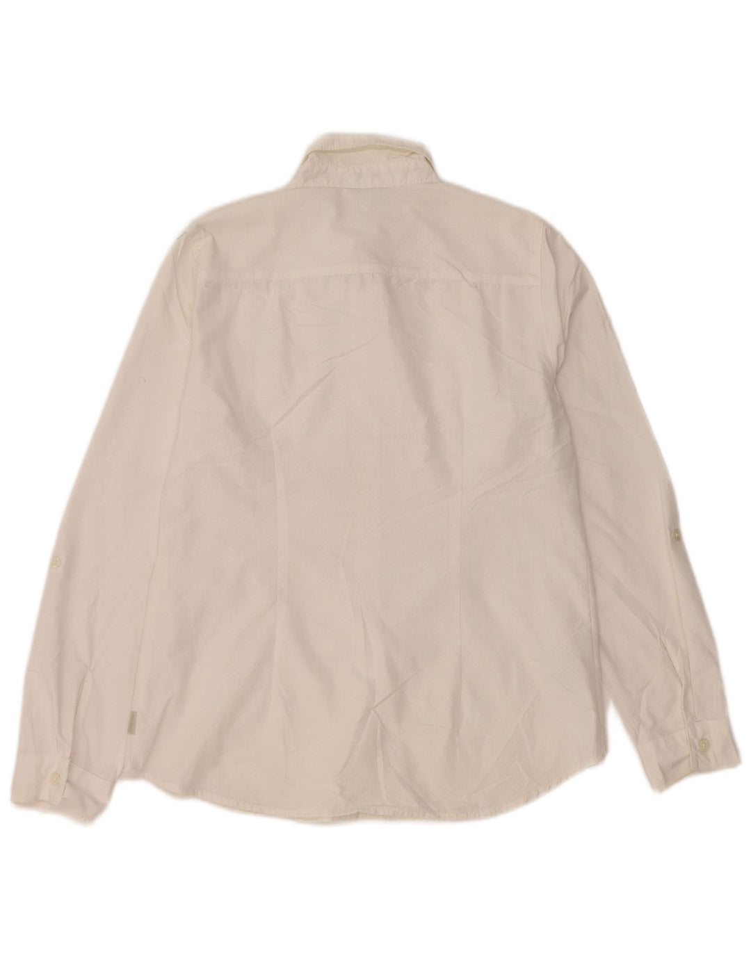Camicetta da donna EDDIE BAUER UK 10 Small nylon maculato bianco