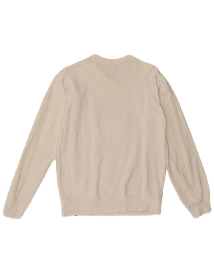 Dickies Felpa grafica da uomo Maglione XS Cotone bianco