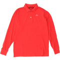 KAPPA Mens Long Sleeve Polo Shirt Small Red Cotton Vintage Kappa and Second-Hand Kappa from Messina Hembry 