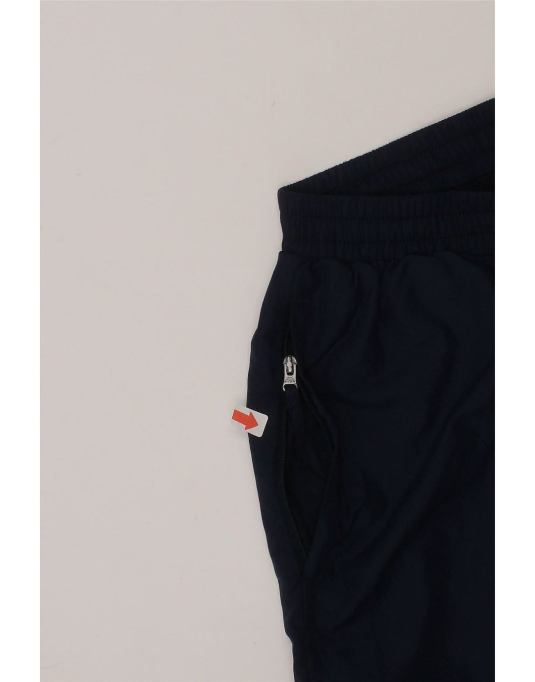 KAPPA Boys Capri Tracksuit Trousers 10-11 Years Large Navy Blue Polyester Vintage Kappa and Second-Hand Kappa from Messina Hembry 