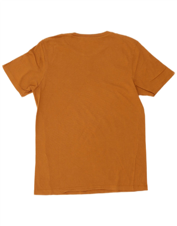 T-shirt grafica da uomo Jack & Jones Top in cotone marrone medio