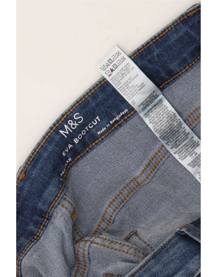 Jeans Bootcut regolari Eva da donna Marks & Spencer UK 12 medio W32 L30 blu