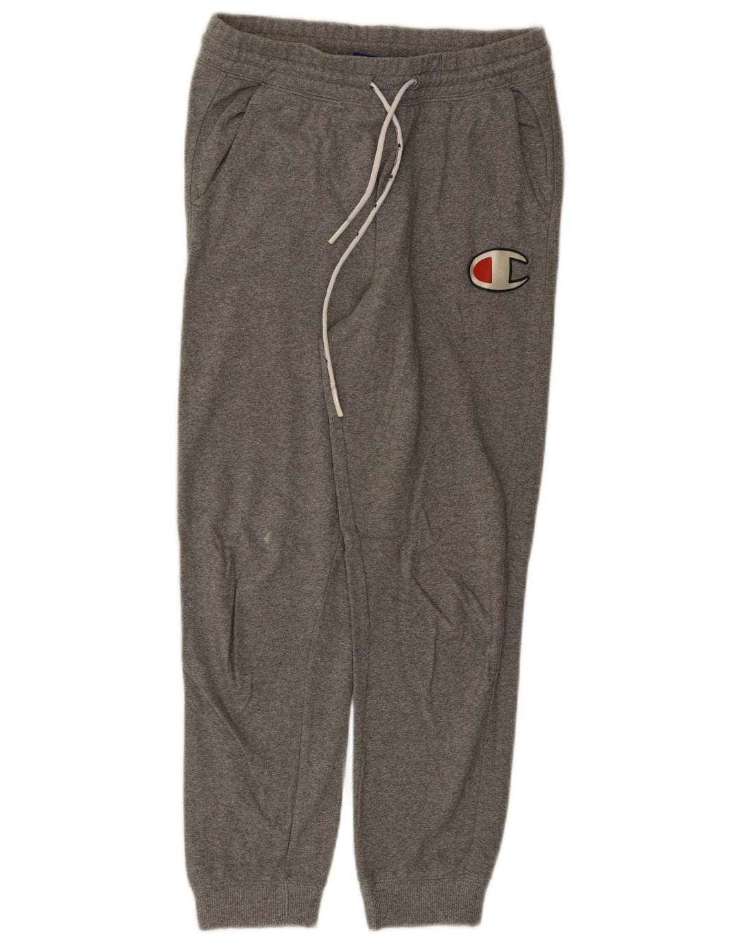 CHAMPION Pantaloni da tuta con grafica da donna Joggers UK 14 Grigio medio