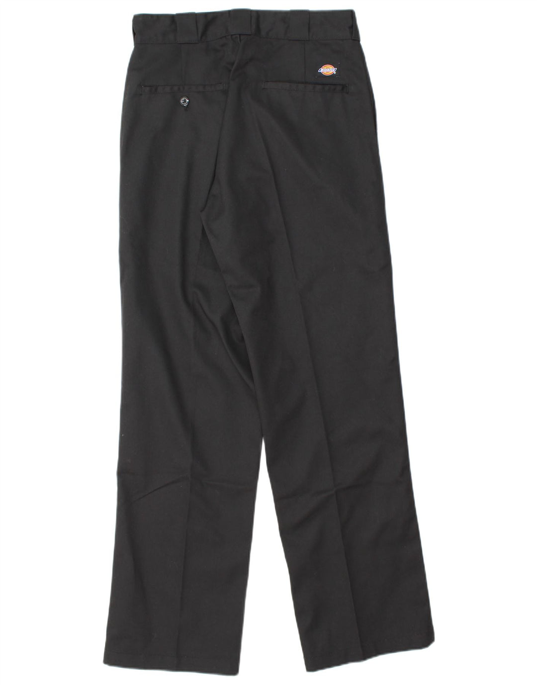DICKIES Pantaloni chino dritti da uomo 874 dalla vestibilità originale W31 L32 cotone nero
