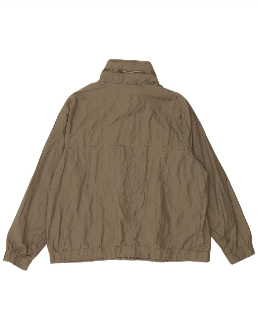 Giubbotto bomber con cappuccio da donna Marks & Spencer UK 20 2XL cotone kaki