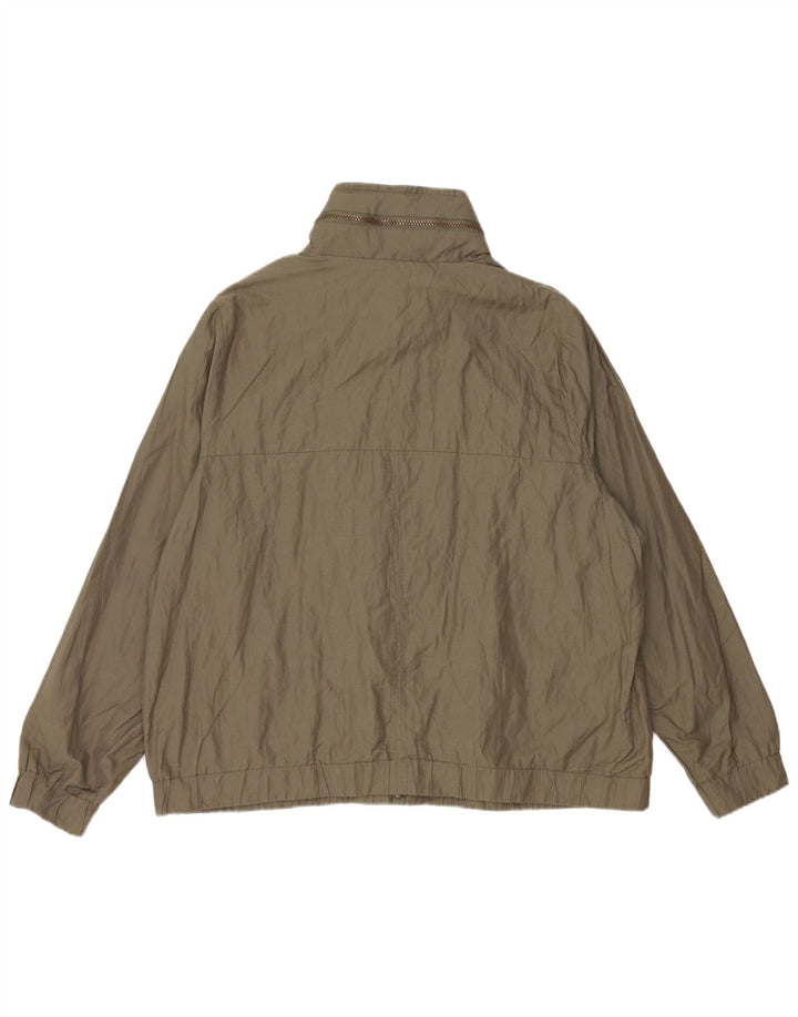 Giubbotto bomber con cappuccio da donna Marks & Spencer UK 20 2XL cotone kaki