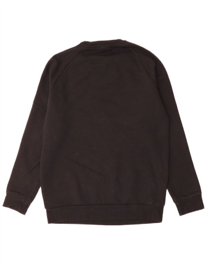 Felpa oversize da donna ADIDAS UK 0/2 XS cotone nero