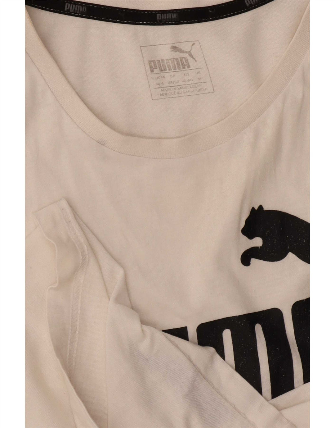 T-shirt grafica da uomo Puma Top bianca media