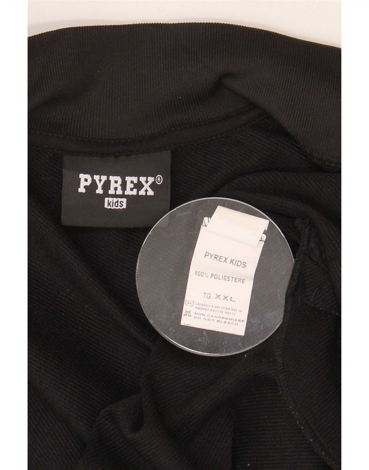 Giacca da tuta grafica da ragazzo Pyrex 13-14 anni 2XL poliestere nero