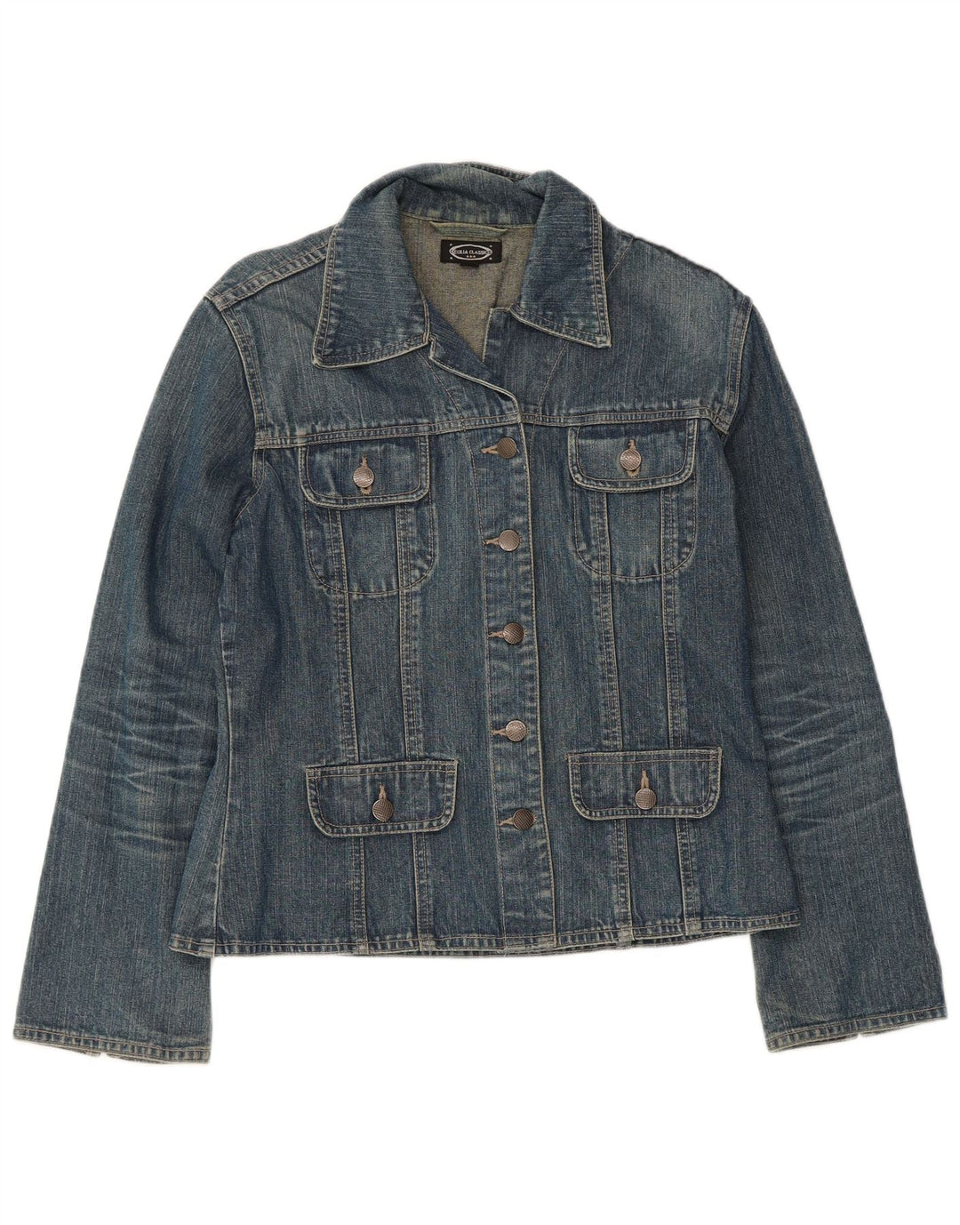 Giacca di jeans vintage da donna EU 40/42 Blu medio