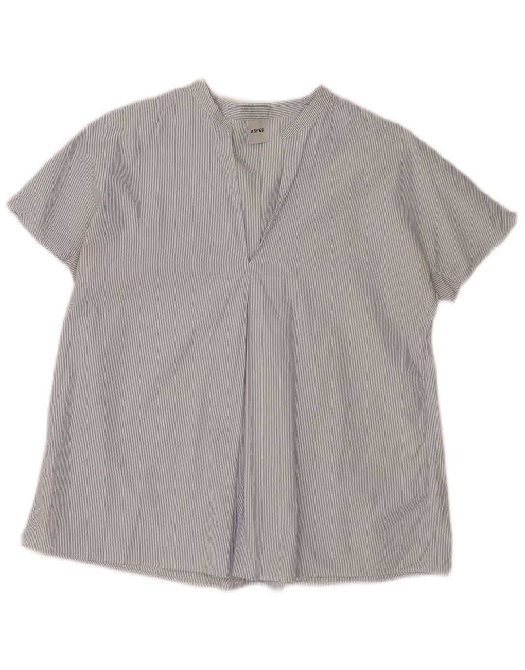 Camicetta da donna Aspesi Top EU 38 Cotone gessato blu medio