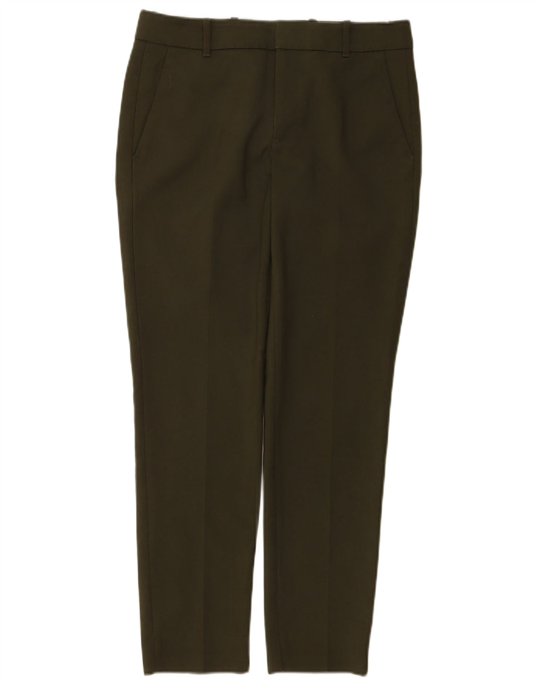Pantaloni chino slim da donna Zara piccoli W26 L28 verdi