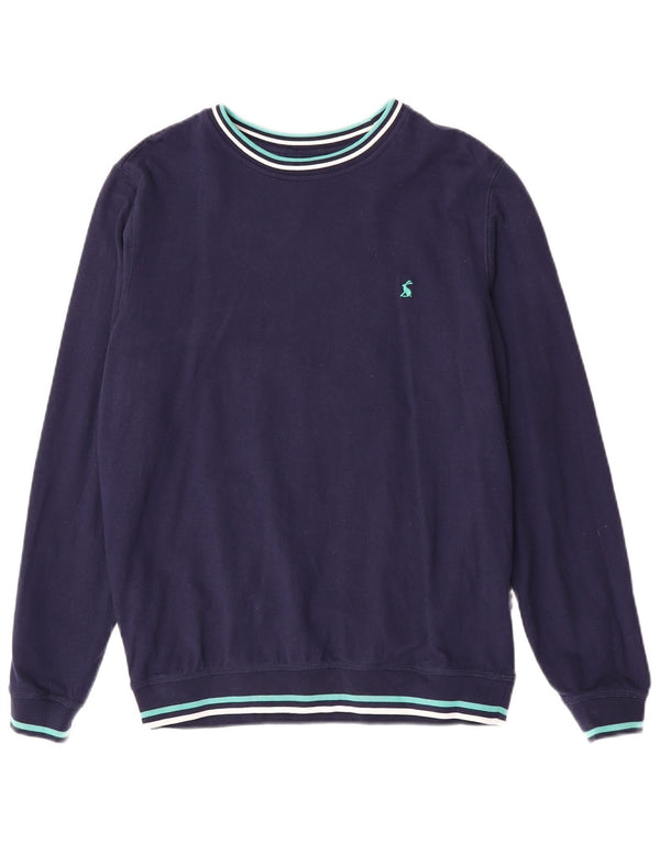 Joules Felpa da uomo Maglione medio in cotone a righe blu navy