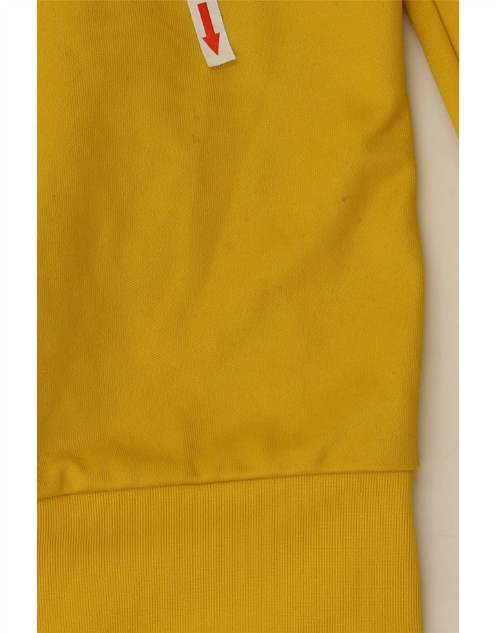 Giacca da ginnastica da uomo Adidas XL in cotone giallo