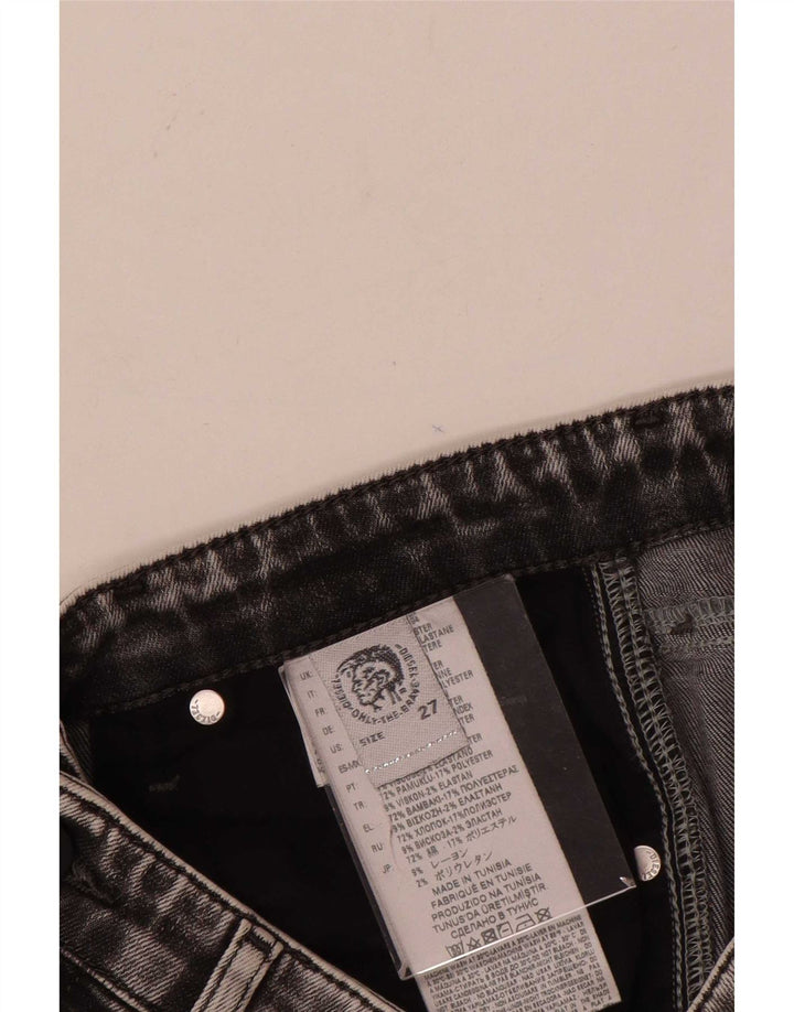 Jeans slim da donna Diesel W27 L26 cotone grigio