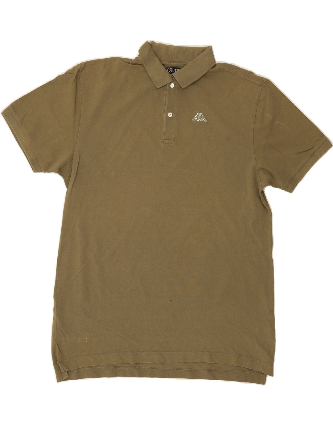 KAPPA Mens Polo Shirt 2XL Green Cotton Vintage Kappa and Second-Hand Kappa from Messina Hembry 