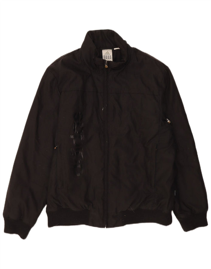 Giubbotto bomber grafico da uomo ADIDAS UK 38 medio nero in poliammide