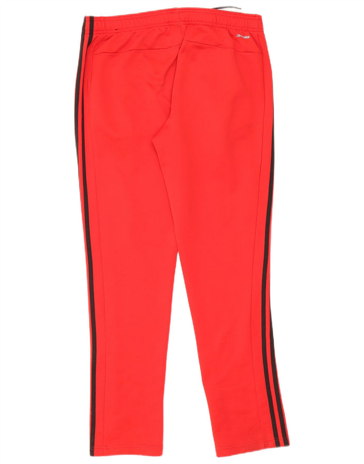 Pantaloni da tuta da uomo Adidas UK 44/46 Large Rosso Poliestere