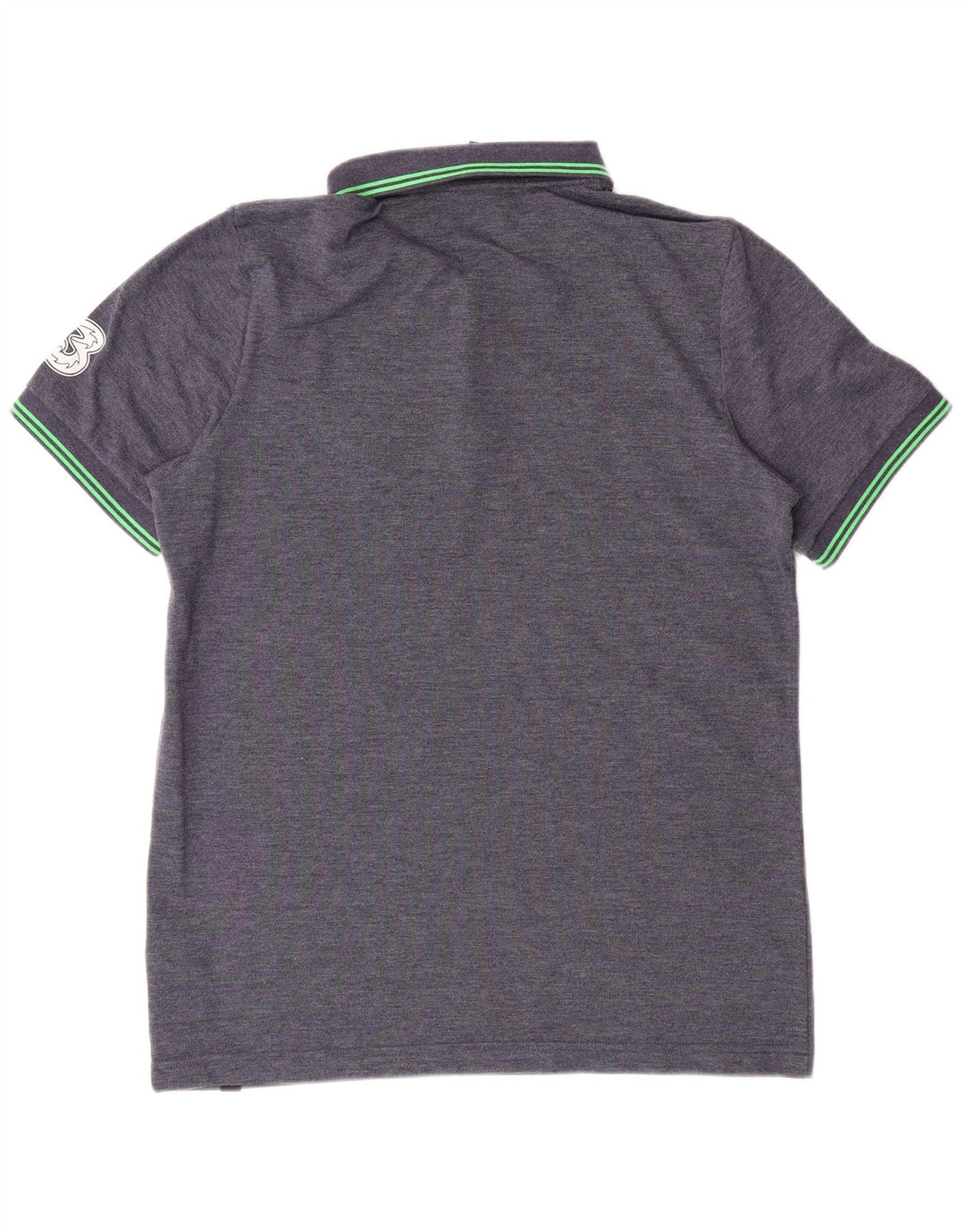 NEW BALANCE Mens Ireland Polo Shirt Medium Navy Blue Polyester