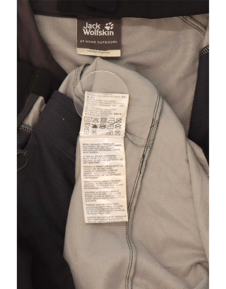 Giacca a vento da uomo Jack Wolfskin UK 36/38 Medium Nero Poliammide
