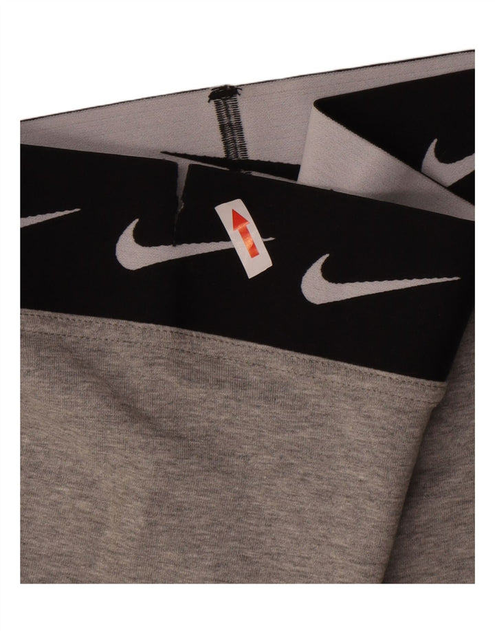 Leggings grafici da donna Nike UK 14 grande cotone grigio