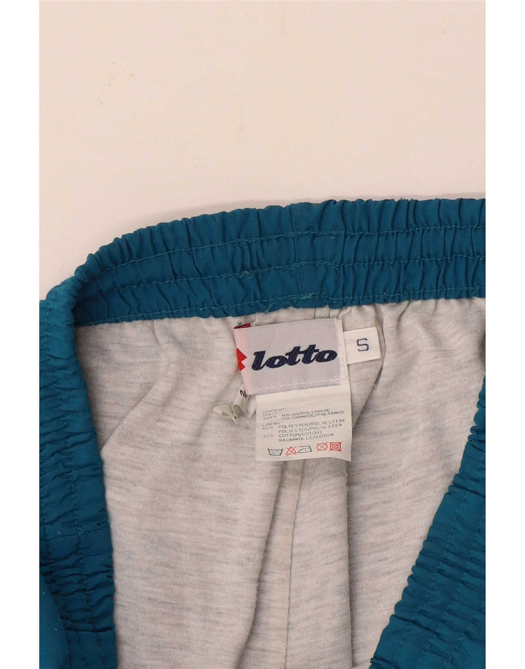 Pantaloni da tuta da uomo Lotto Joggers piccoli in nylon blu